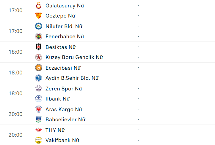 Lịch thi đấu bóng chuyền hôm nay 14/3 806616