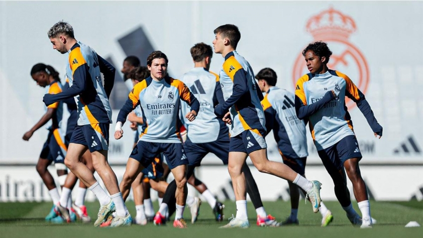 Không chỉ Vinicius, BHL Real Madrid đều nghĩ rằng thể lực của các cầu thủ đang có vấn đề (Ảnh: Real Madrid).